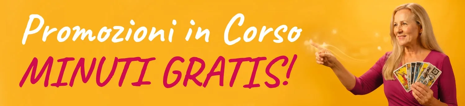 Promozioni in Corso Cartomanzia.com: minuti gratis in regalo per i consulti di cartomanzia